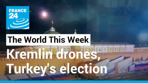 Kremlin drones, Turkey's election, Sudan's conflict and King Charles III's coronation
