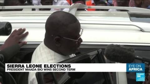Julius Maada Bio reelected in Sierra Leone for second term as president