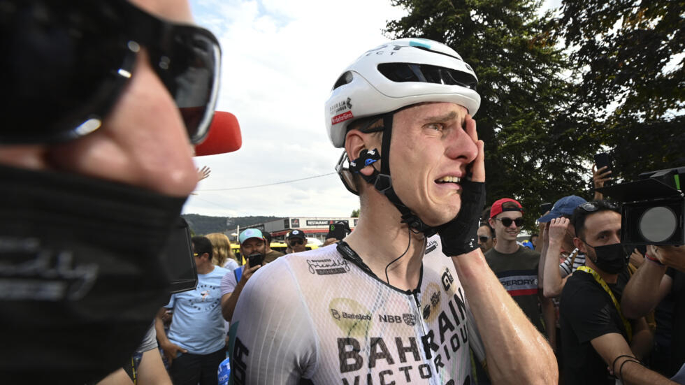 Tour de France : le Slovène Matej Mohoric savoure une victoire pleine d'émotion