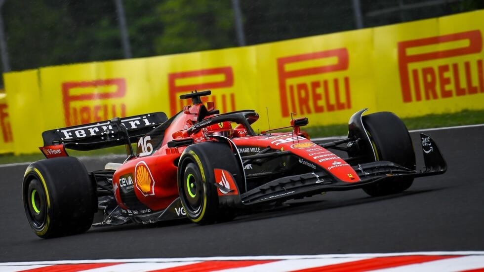 Ferrari's Leclerc tops Hungary practice as Red Bull take it easy
