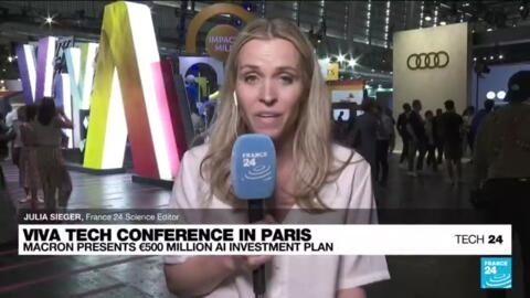 Elon Musk attends VivaTech trade fair in Paris