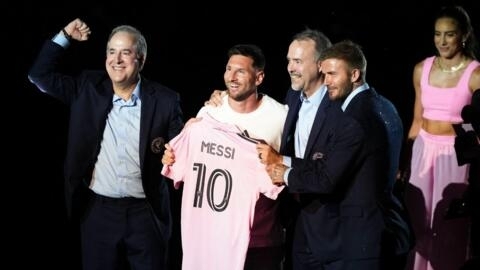 Football : Lionel Messi présenté par son nouveau club américain de l'Inter Miami