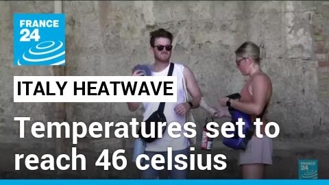 Italy heatwave: 23 cities on red alert, temperatures set to reach 46 celsius